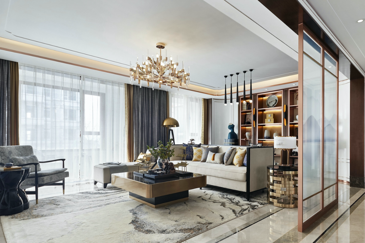 138平新安悅府，黑白山水勾勒的東方美